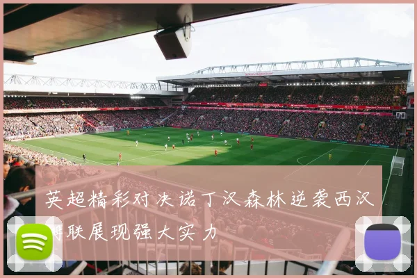 英超精彩对决诺丁汉森林逆袭西汉姆联展现强大实力